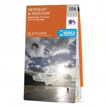 Ordnance Survey Explorer map 106 - Newquay & Padstow
