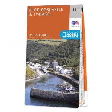 Ordnance Survey Explorer map 111 - Bude, Boscastle & Tintagel