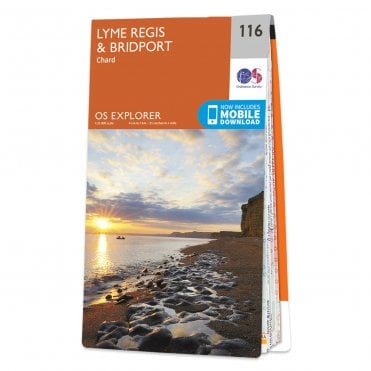 Ordnance Survey Explorer map 116 - Lyme Regis & Bridport