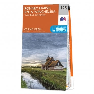 Ordnance Survey Explorer map 125 - Romney Marsh
