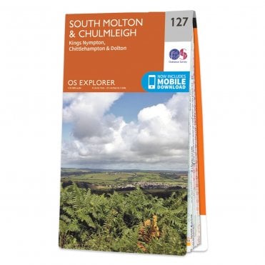 Ordnance Survey Explorer map 127 - South Molton & Chulmleigh