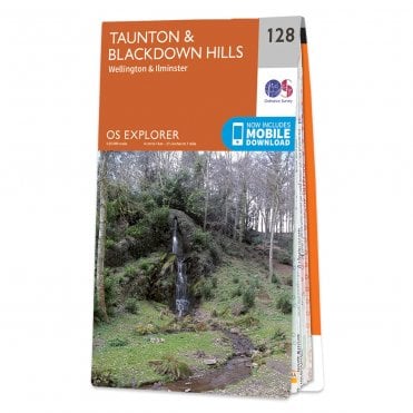 Ordnance Survey Explorer map 128 - Taunton & Blackdown Hills