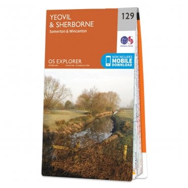 Ordnance Survey Explorer map 129 - Yeovil & Sherborne