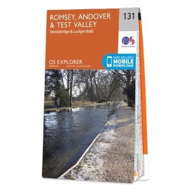 Ordnance Survey Explorer map 131 - Romsey, Andover & Test Valley