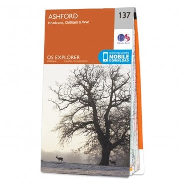 Ordnance Survey Explorer map 137 - Ashford