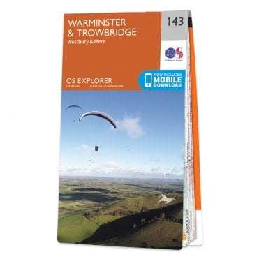 Ordnance Survey Explorer map 143 - Warminster & Trowbridge