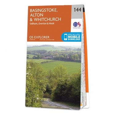 Ordnance Survey Explorer map 144 - Basingstoke