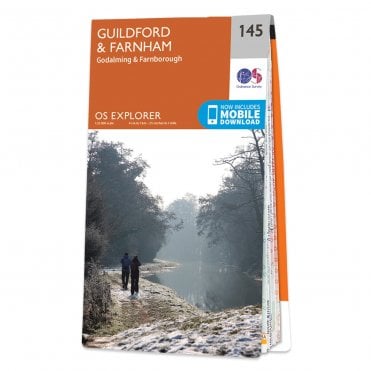 Ordnance Survey Explorer map 145 - Guildford & Farnham