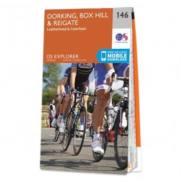 Ordnance Survey Explorer map 146 - Dorking, Box Hill & Reigate