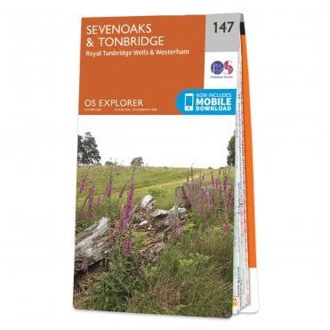 Ordnance Survey Explorer map 147 - Sevenoaks & Tonbridge