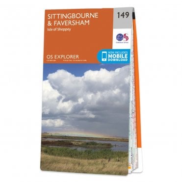 Ordnance Survey Explorer map 149 - Sittingbourne & Faversham