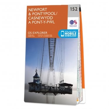 Ordnance Survey Explorer map 152 - Newport & Pontypool