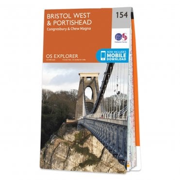 Ordnance Survey Explorer map 154 - Bristol West & Portishead
