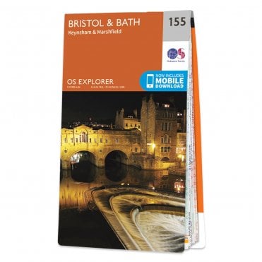 Ordnance Survey Explorer map 155 - Bristol & Bath