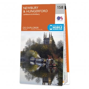 Ordnance Survey Explorer map 158 - Newbury & Hungerford