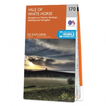 Ordnance Survey Explorer map 170 - Abingdon, Wantage & Vale of White Horse
