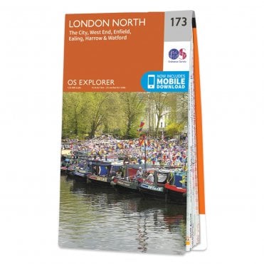 Ordnance Survey Explorer map 173 - London North
