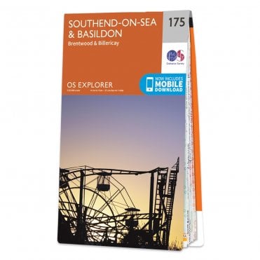 Ordnance Survey Explorer map 175 - Southend-on-Sea & Basildon