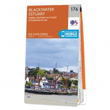 Ordnance Survey Explorer map 176 - Blackwater Estuary