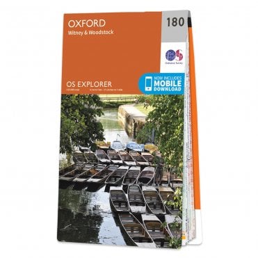 Ordnance Survey Explorer map 180 - Oxford