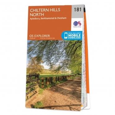 Ordnance Survey Explorer map 181 - Chiltern Hills North