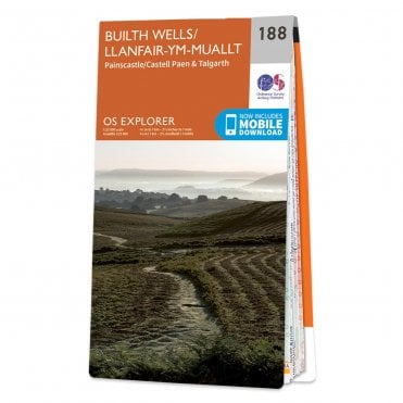 Ordnance Survey Explorer map 188 - Builth Wells