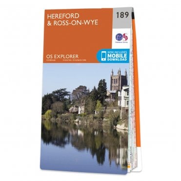Ordnance Survey Explorer map 189 - Hereford & Ross-on-Wye
