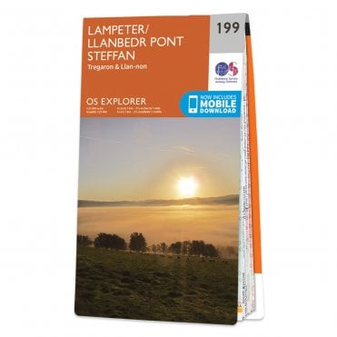 Ordnance Survey Explorer map 199 - Lampeter