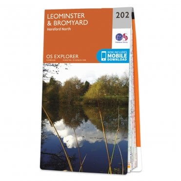 Ordnance Survey Explorer map 202 - Leominster & Bromyard