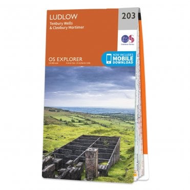 Ordnance Survey Explorer map 203 - Ludlow