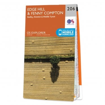 Ordnance Survey Explorer map 206 - Edge Hill & Fenny Compton