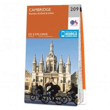 Ordnance Survey Explorer map 209 - Cambridge