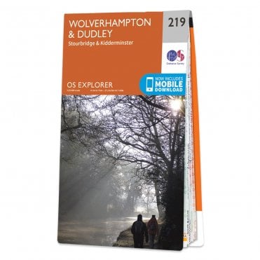 Ordnance Survey Explorer map 219 - Wolverhampton & Dudley