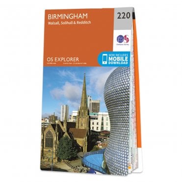 Ordnance Survey Explorer map 220 - Birmingham