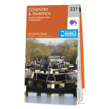 Ordnance Survey Explorer map 221 - Coventry & Warwick