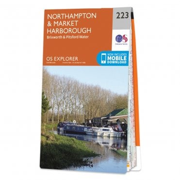 Ordnance Survey Explorer map 223 - Northampton & Market Harborough