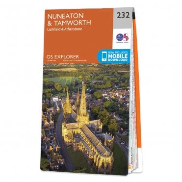 Ordnance Survey Explorer map 232 - Nuneaton & Tamworth