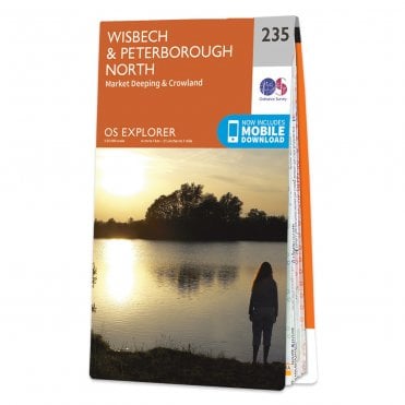 Ordnance Survey Explorer map 235 - Wisbech & Peterborough North