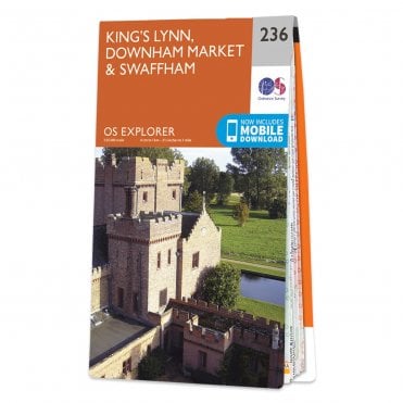 Ordnance Survey Explorer map 236 - Kings Lynn, Downham Market & Swaffham