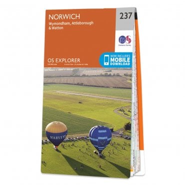 Ordnance Survey Explorer map 237 - Norwich