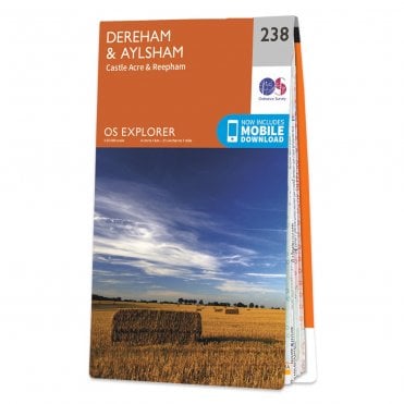 Ordnance Survey Explorer map 238 - Dereham & Aylsham