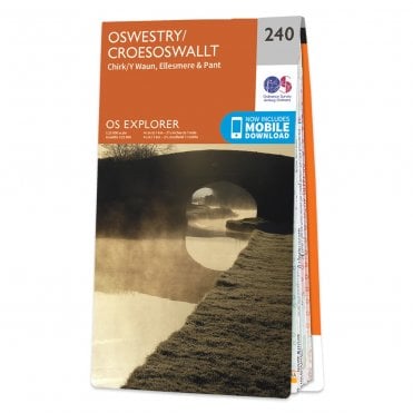 Ordnance Survey Explorer map 240 - Oswestry
