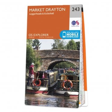 Ordnance Survey Explorer map 243 - Market Drayton