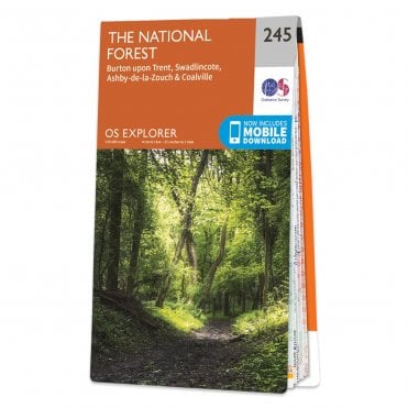 Ordnance Survey Explorer map 245 - The National Forest