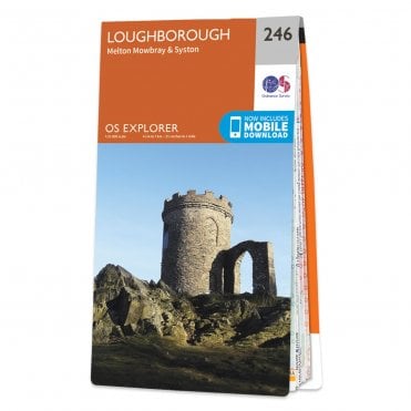 Ordnance Survey Explorer map 246 - Loughborough