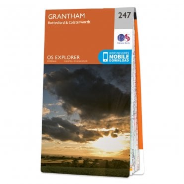 Ordnance Survey Explorer map 247 - Grantham