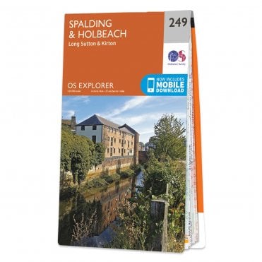 Ordnance Survey Explorer map 249 - Spalding & Holbeach
