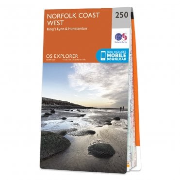 Ordnance Survey Explorer map 250 - Norfolk Coast West