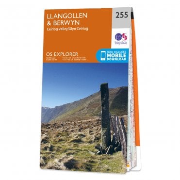Ordnance Survey Explorer map 255 - Llangollen & Berwyn