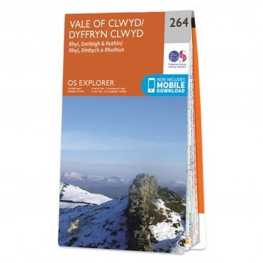 Ordnance Survey Explorer map 264 - Vale of Clwyd